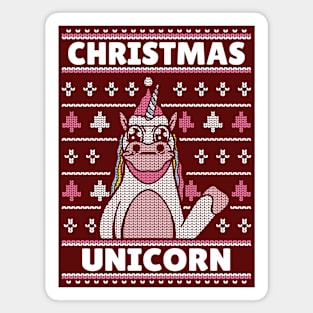 CHRISTMAS UNICORN Magnet